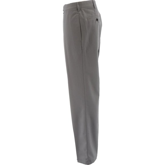NWT LANDS' END TRADITIONAL FIT PERFORMANCE CHINO PANTS CEMENT GREY 44 TALL - Picture 5 of 10